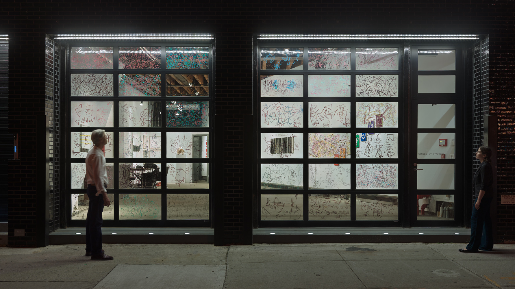 Notes To Myself and Others, Gallery Installation - 2013 (exterior view)